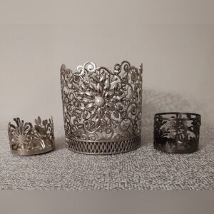 Set of Three Bath & Body Works Candle Holders